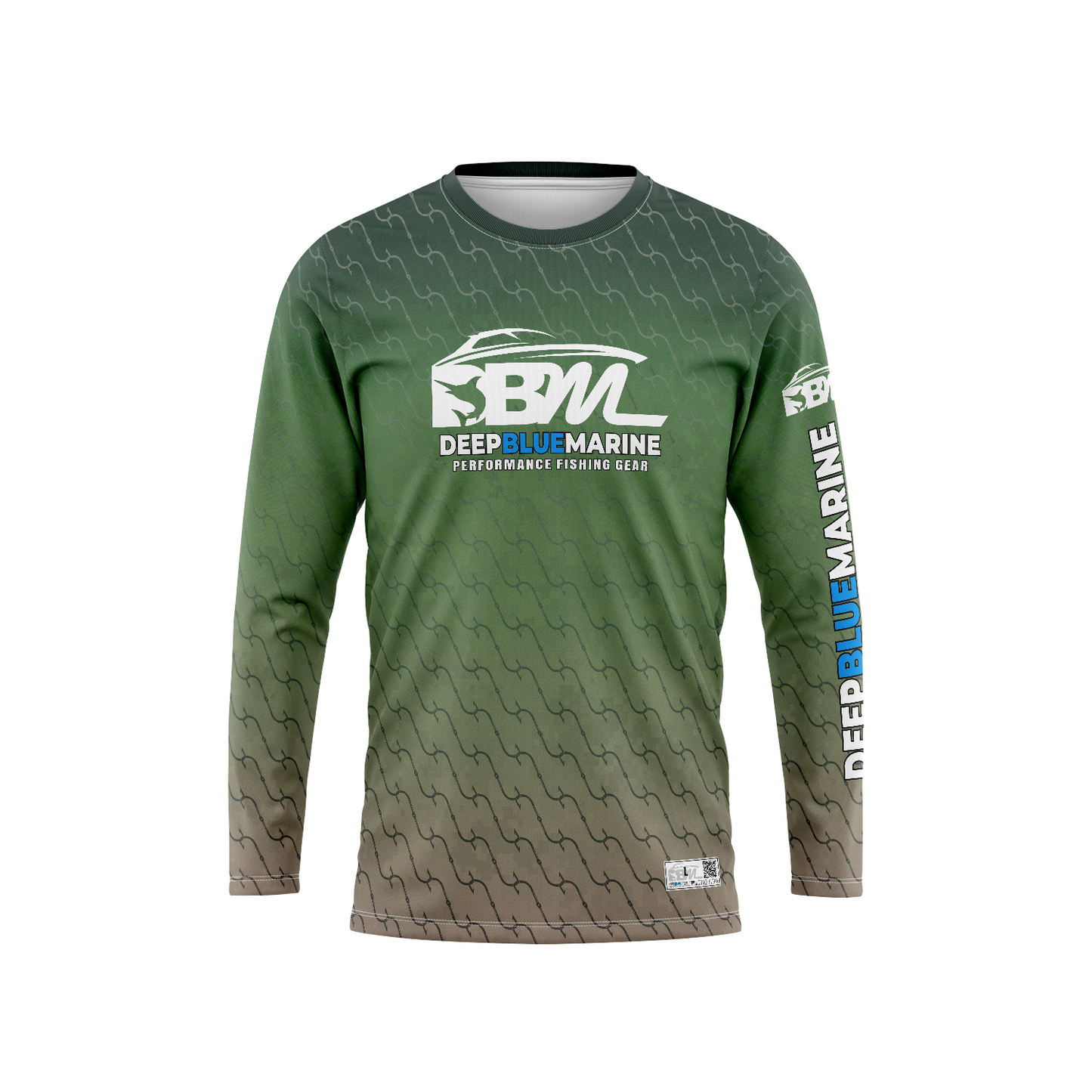 DBM GREEN HOOKS LONG SLEEVE PERFORMANCE SHIRT