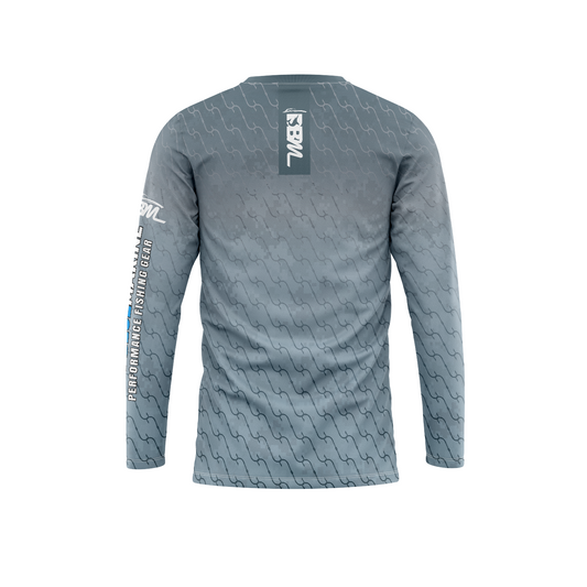 DBM GRAY HOOKS LONG SLEEVE PERFORMANCE SHIRT