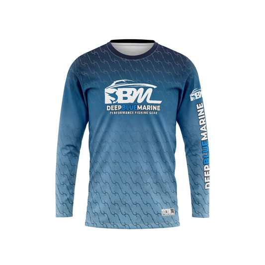 DBM BLUE HOOKS LONG SLEEVE PERFORMANCE SHIRT