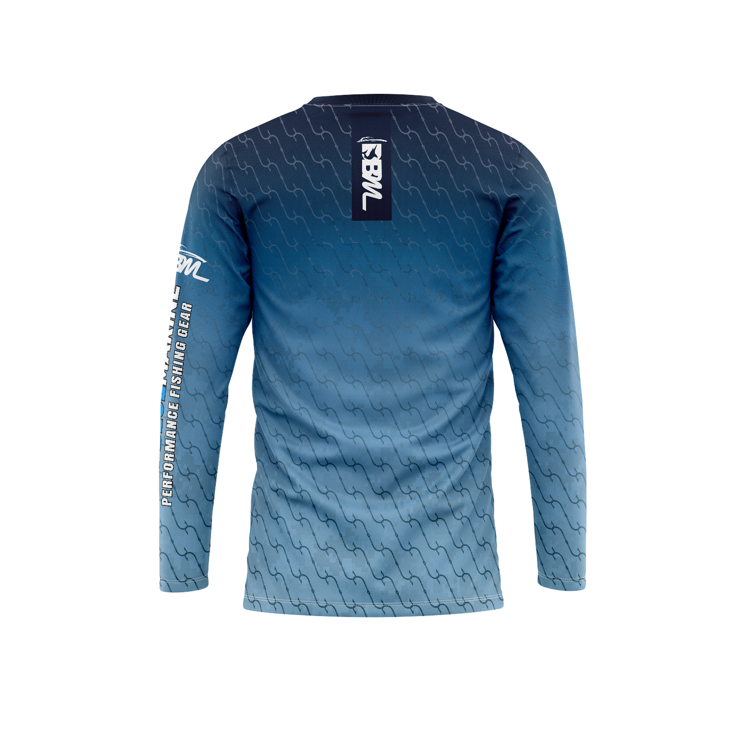 DBM BLUE HOOKS LONG SLEEVE PERFORMANCE SHIRT