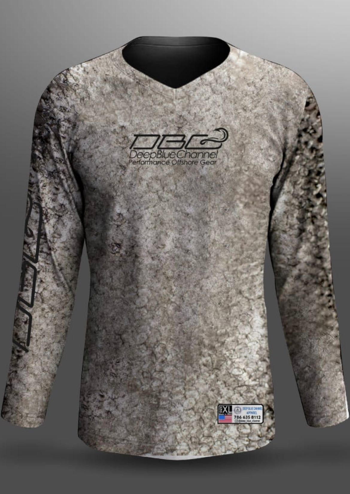 DBM LIGHT BROWN SKIN LONG SLEEVE PERFORMANCE SHIRT